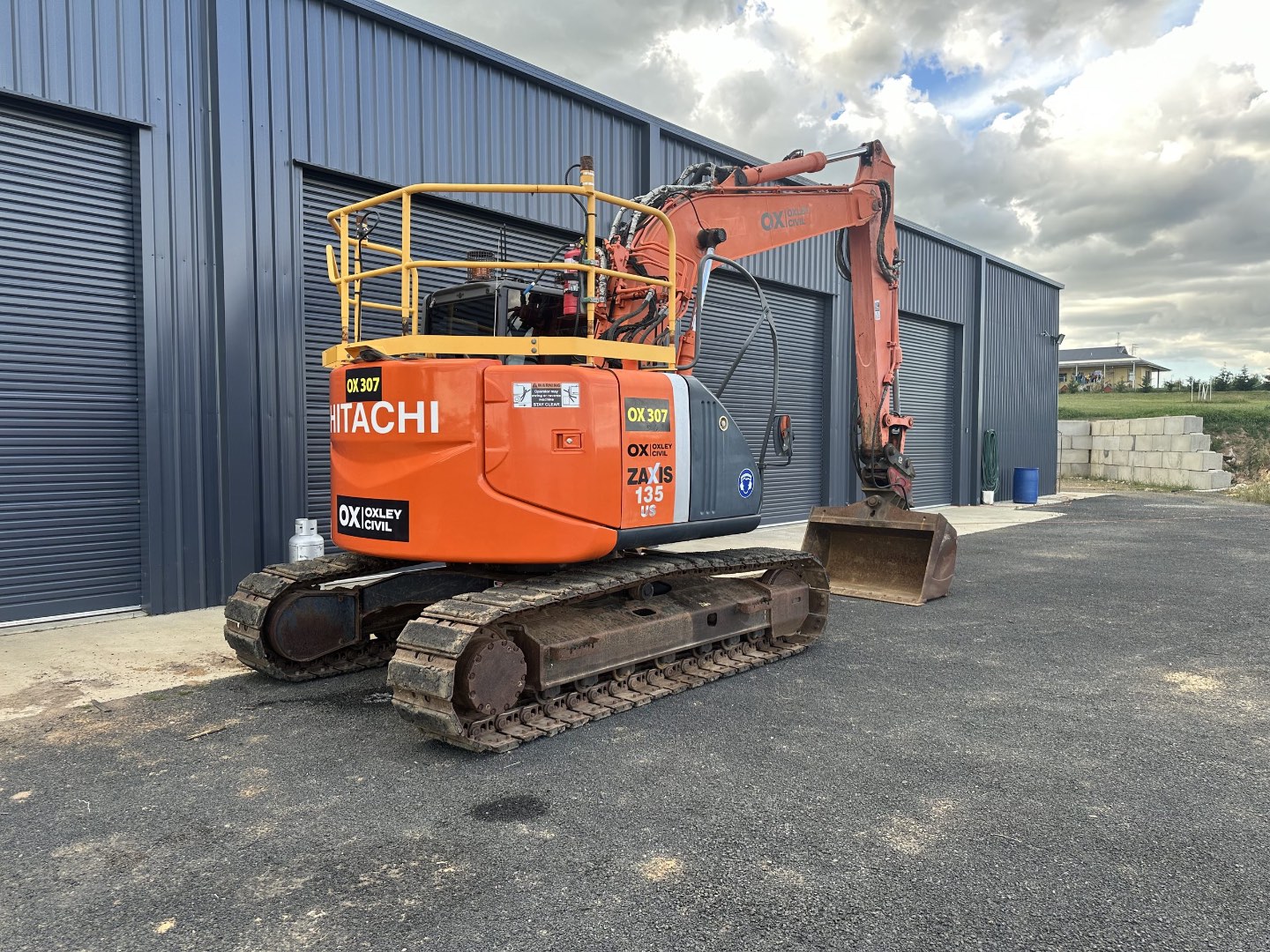 Hitachi ZX65 excavator